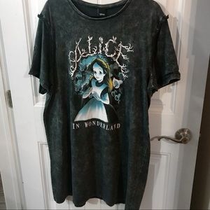 Alice in Wonderland Grungy T-shirt Dress